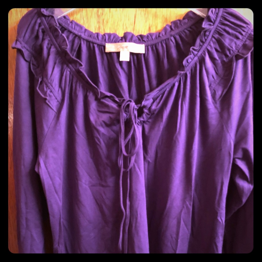 Motto deep purple top XL